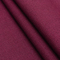 Тканина льон з бавовною колір бордо для вишивки рівномірка Коломбіна ТПК-351-1 1/49  (Україна)