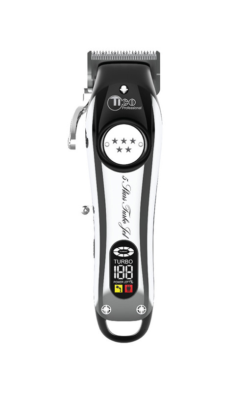 TICO Professional Pro Expert 5 Stars Turbo Jed Silver Машинка для стрижки (сріблястий), фото 1