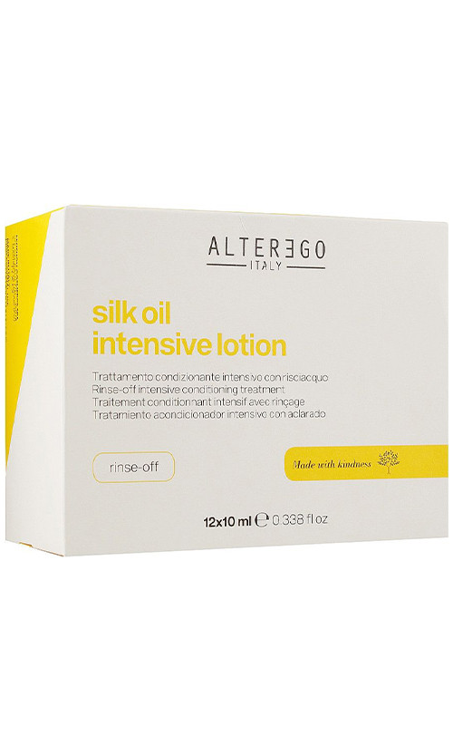 Alter Ego CureEgo Silk Oil Intensive Treatment Ампули для відновлення неслухняного і в`юнкого волосся 12*10 мл, фото 1