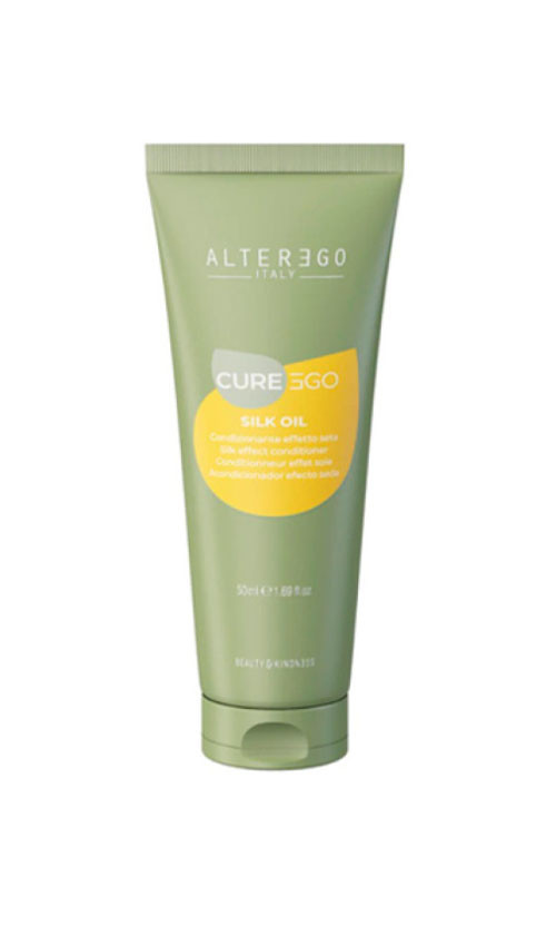 Alter Ego CureEgo Silk Oil Silk Effect Conditioner Кондиціонер для неслухняного та в`юнкого волосся, фото 1