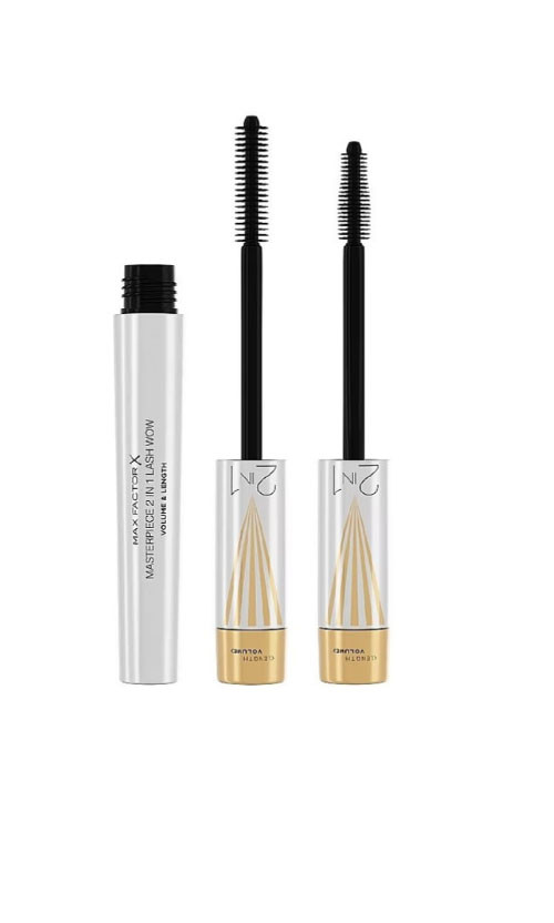 Max Factor Masterpiece 2 In 1 Lash WOW Volume & Length Mascara Туш для вій - Black, фото 1