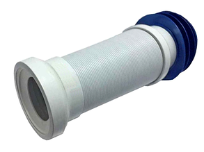 Гофротруба для унітазу армована з випуском (W830) Ø110 мм L=305–830 мм