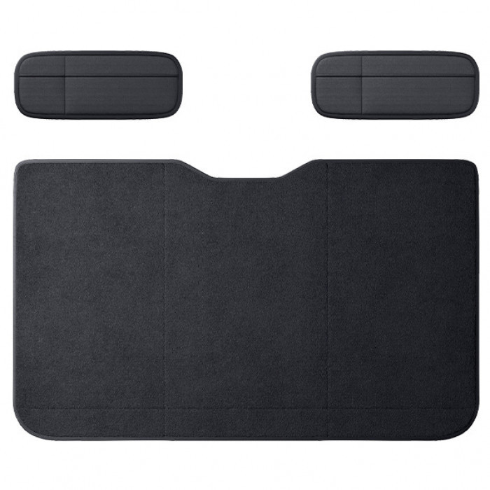 Складний автомобільний матрац на заднє сидіння, 76 × 126 см, чорний колір