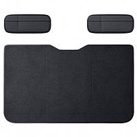 Складний автомобільний матрац на заднє сидіння, 76 × 126 см, чорний колір