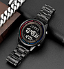 Годинник чоловічий наручний спортивний Skmei 2412 зі сталевим браслетом (Чорний), фото 2