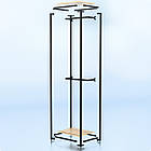 Стійка "PENELOPE ODISSEY" 2400х630х480мм. Рейл вішало для одягу, стелаж поличковий з вішалками та полицями, фото 3