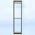 Стійка "PENELOPE ODISSEY" 2400х630х480мм. Рейл вішало для одягу, стелаж поличковий з вішалками та полицями, фото 5