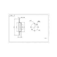 Диск гальмівний Citroen Berlingo (1996-) задній (d247x9mm) HART