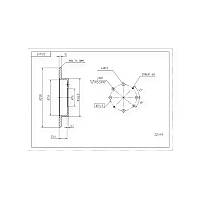 Диск гальмівний Kia Cerato (2004-) задній (d258x10mm) HART