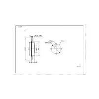 Диск гальмівний Mitsubishi Carisma, Space Star (1995-) задній (d260x10) HART