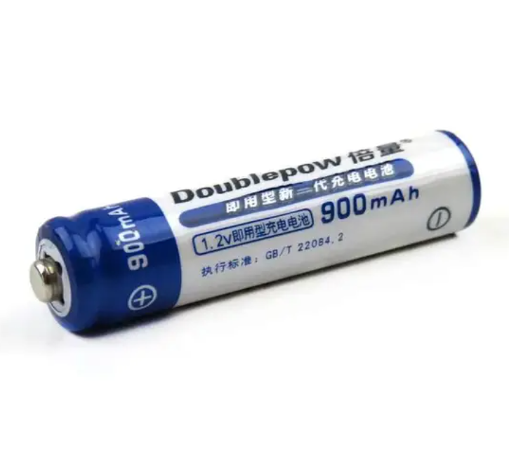 АКУМУЛЯТОРИ AAA (МІКРОПАЛЬЧИКОВІ — МІЗИНЧИКОВІ) — DOUBLEPOW 900 MAH (1 ШТ.), фото 1