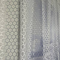 Тюль арка ALBO біла з макраме 300×170 см (KU-126-5), фото 3