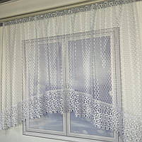 Тюль арка ALBO біла з макраме 300×170 см (KU-126-5), фото 6