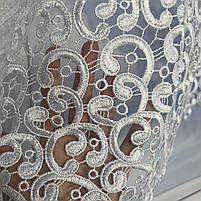 Тюль арка ALBO біла з макраме 300×170 см (KU-126-5), фото 4