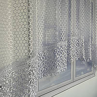 Тюль арка ALBO біла з макраме 300×170 см (KU-126-5), фото 7