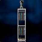 Стійка "PENELOPE ODISSEY" 2400х630х480мм. Рейл вішало для одягу, стелаж поличний з вішалками та полицями, фото 3