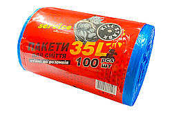 Пакет для сміття щільний 480х580мм 35л (100шт) (105466)