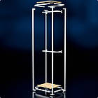 Стійка "PENELOPE ODISSEY" 2400х630х480мм. Рейл вішало для одягу, стелаж поличний з вішалками та полицями, фото 2