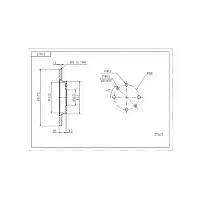 Диск гальмівний Citroen Xsara, Peugeot 206, 306 (1994-) передній (d247x13mm) HART