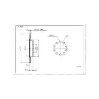 Диск гальмівний Audi A4 (2002-) задній (255mmx11,9mm)HART