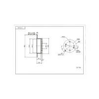 Диск гальмівний Hyundai Accent, i20, Kia Rio (2005-) задній (d262x10mm) HART