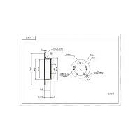 Диск гальмівний Hyundai Tucson, Kia Sportage (2004-) задній (262mmx10mm) HART