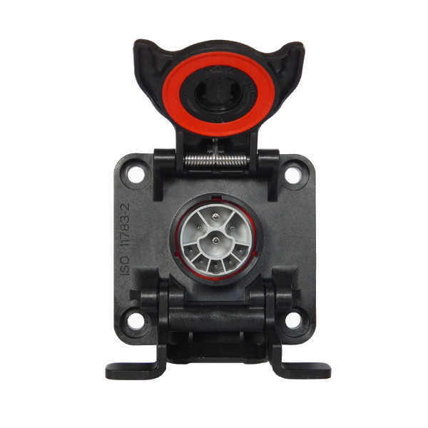 Розетка-штекер на причіп 9 контактна ERICH JAEGER (ISO 11783-2) 12V пасивна, фото 1