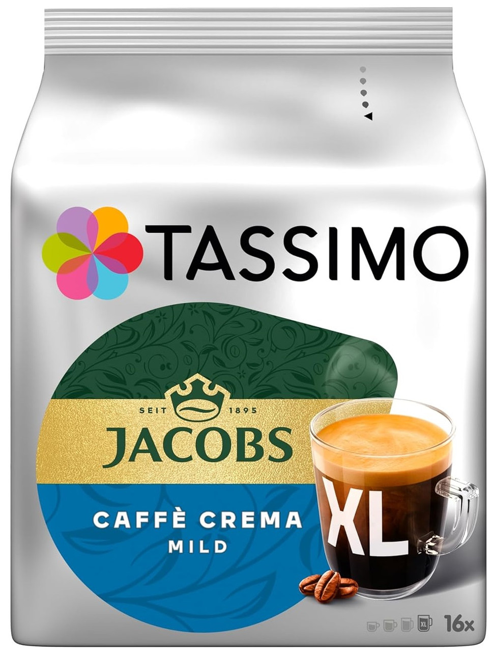 Кава в капсулах Тассімо - Tassimo Mild Crema XL (16 порцій), фото 1
