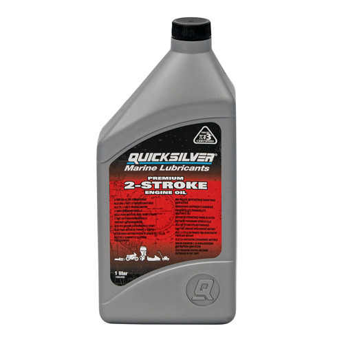 Олива моторна двотактна Premium TC-W3,1 літр, Quicksilver.