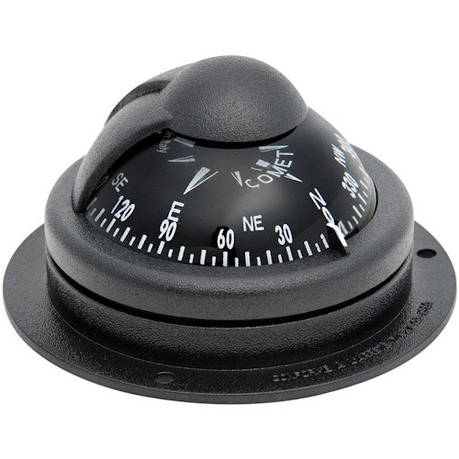 Компас Riviera Comet накладний, 48 мм, чорний, Osculati., фото 1