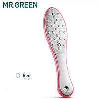 Mr. Green Терка для п'ят - лазерна пилка для ніг двостороння "Червоний", 1 шт