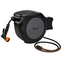 Автоматична котушка BLACK LINE зі шлангом 1/2" - 20м та аксесуари