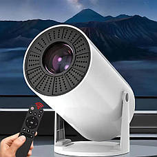 Смарт проектор мультимедійний HY300 (WiFi, Bluetooth, Пульт, 4К) білий, фото 5