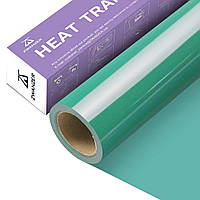 Рулон термоклеевого винила Zwanzer 13м зелёный для термотрансфера на текстиле для футболок и одежды