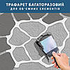 Трафарет тонкий 1 мм для штукатурки, багаторазовий фарбування Природний камінь (450х550), фото 3