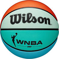 Баскетбольний м'яч Wilson WNBA DRV BRIGHT різнобарвний WZ3016801XB6, Розмір (EU) — 6