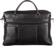Сумка чоловіча SHVIGEL зі шкіри 15212 Чорна, фото 2