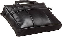 Сумка чоловіча SHVIGEL зі шкіри 15212 Чорна, фото 5