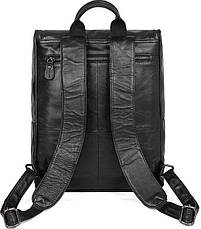 Рюкзак Vintage 14523 шкіряний Чорний, фото 3