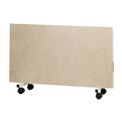 Двостороння керамічна опалювальна панель FLYME 500PW (бежевий мармур) з програматором і ніжками