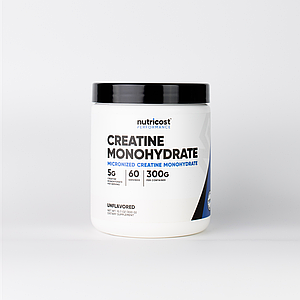 Креатин-моногідрат Nutricost Micronized Creatine Monohydrate 300 г ( США )