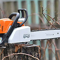 Бытовые бензопилы MS 180 Мощная бензопила Бензопила полупрофессиональная Мотопила (шина 45 см, 52 см³) Бензопила двухтактная