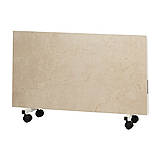 Підлоговий керамічний обігрівач Flyme 500 PW з програматором і ніжками, бежевий мармур, фото 9