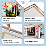 Картина за номерами Квіти. Білі півонії з фарбами металік золото 40*50 см Орігамі LW 30410, фото 7