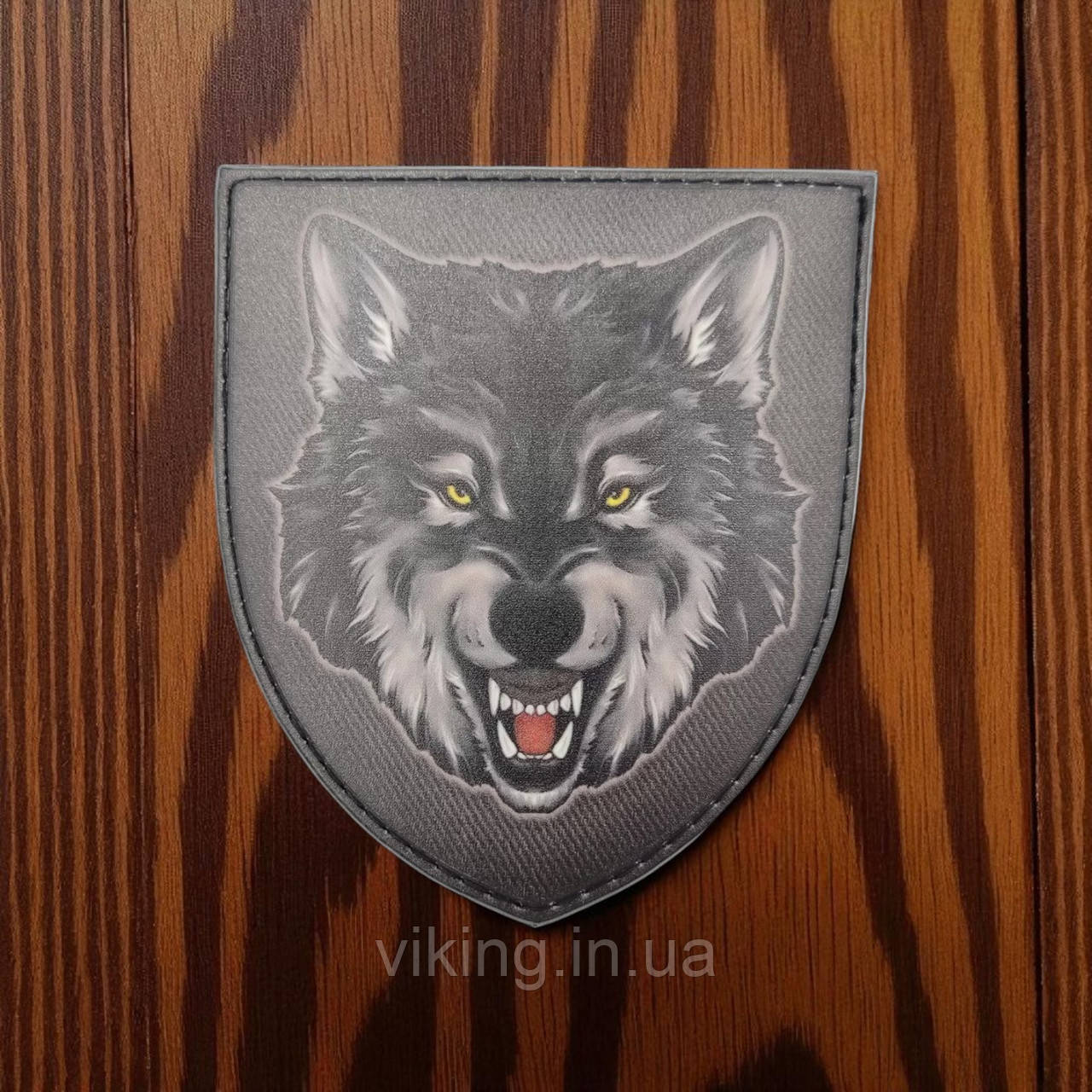 Патч / шеврон черный Волк, фото 1