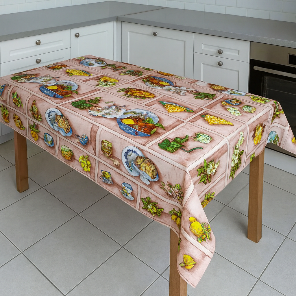 Клейонка на флізеліновій основі. Ширина: 135 см, фото 1