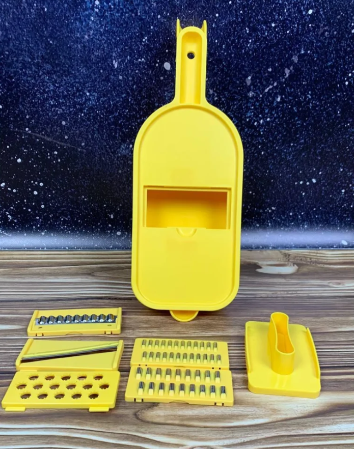 Тертка для сиру кругла FRICO 6 в 1, фото 1