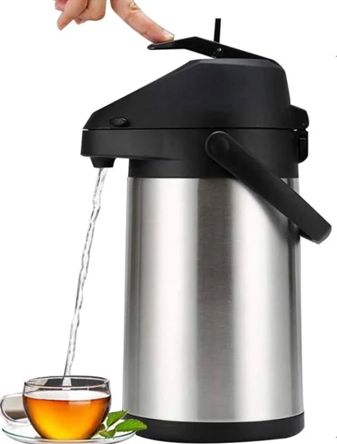 Помповий термос вакуумний EDENBERG 3 л, фото 1