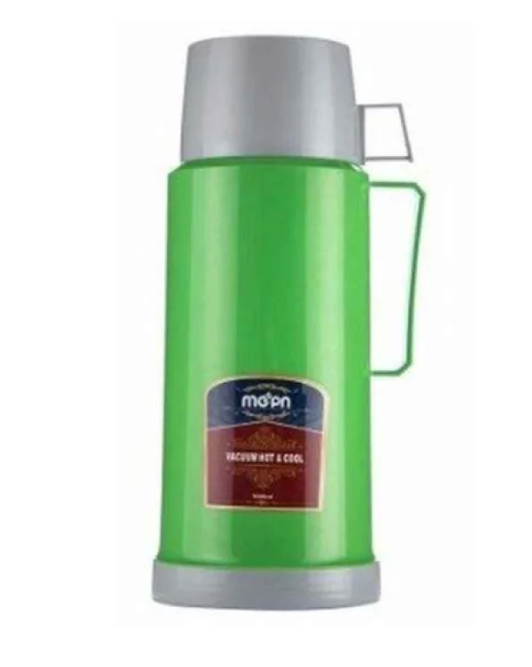 Термос вакуумний зі скляною колбою EDENBERG 1000 мл, фото 1