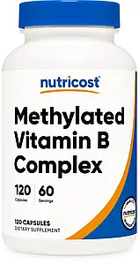 Метильований комплекс вітамінів групи B Nutricost Methylated Vitamin B Complex 120 капс.